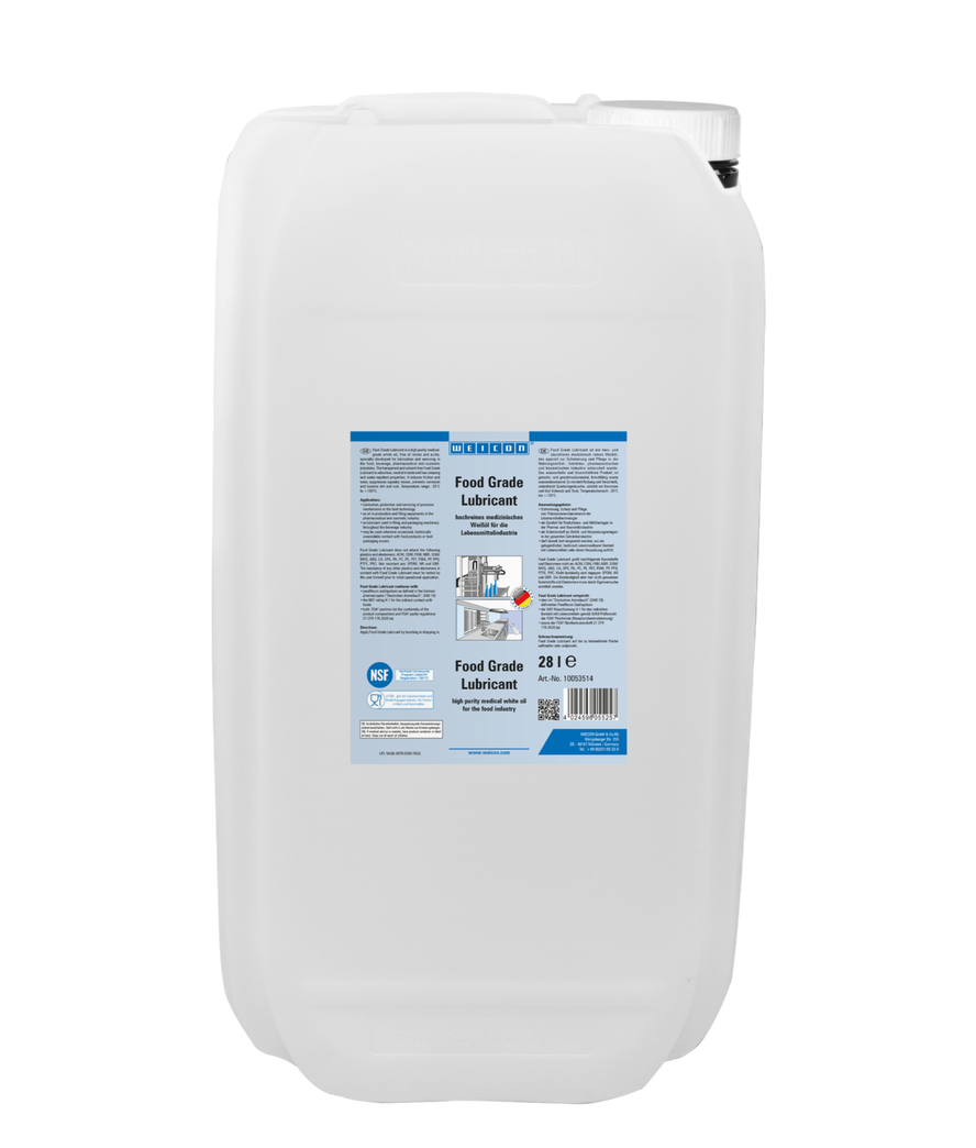 Lubricante de alto rendimiento Food Grade | Aceite lubricante y de mantenimiento para la industria alimentaria NSF H1