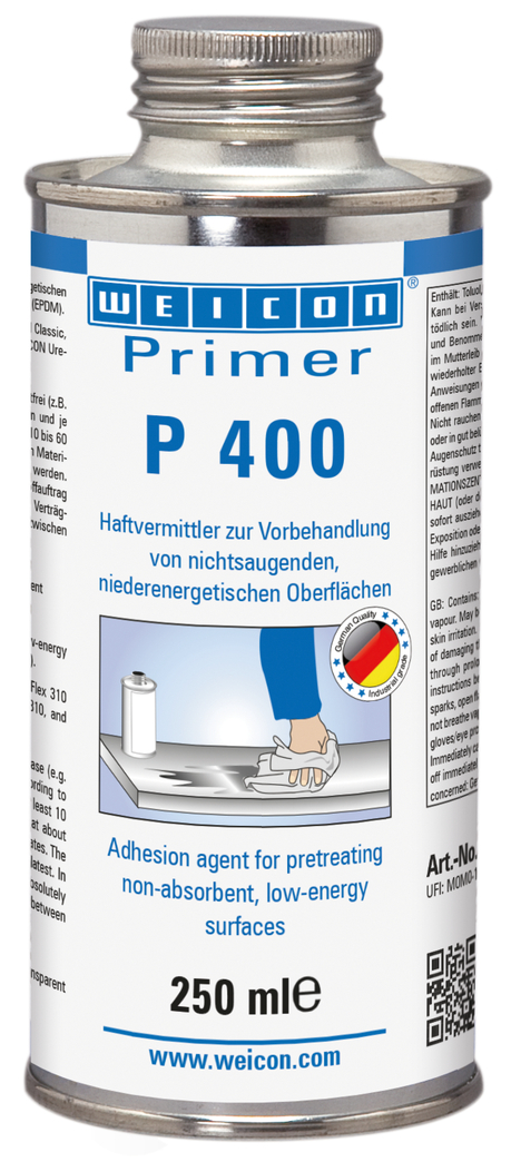 Primer P 400 | adhesivo para plásticos de baja energía superficial Primer P 400 | adhesivo para plásticos de baja energía superficial