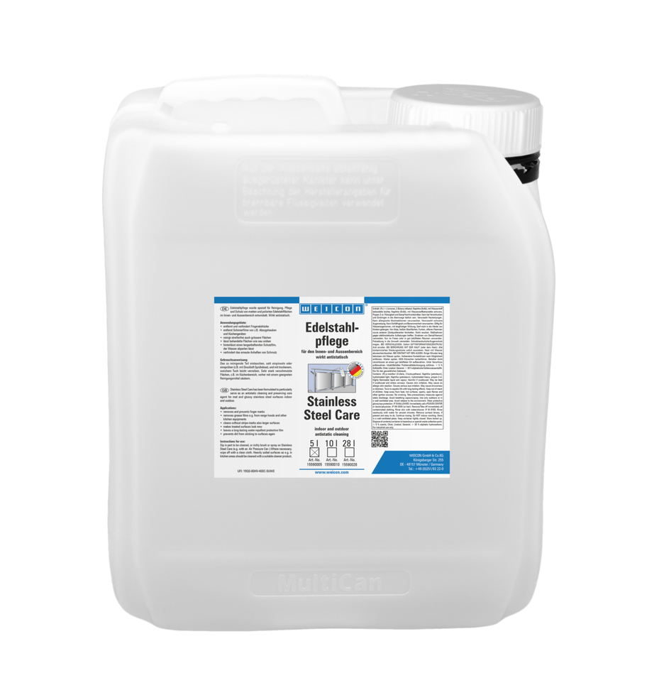 Limpiador de Acero Inoxidable | aceite de limpieza, protección y cuidado para acero inoxidable