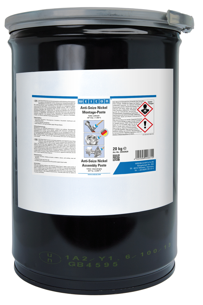 Anti-Seize Níquel Pasta de Montaje | pasta lubricante y desmoldeante, resistente a altas temperaturas Anti-Seize Níquel Pasta de Montaje | pasta lubricante y desmoldeante, resistente a altas temperaturas
