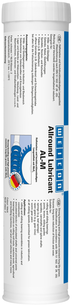 AL-M Grasa de Alto Rendimiento | Lubricación a largo plazo con MoS2 AL-M Grasa de Alto Rendimiento | Lubricación a largo plazo con MoS2