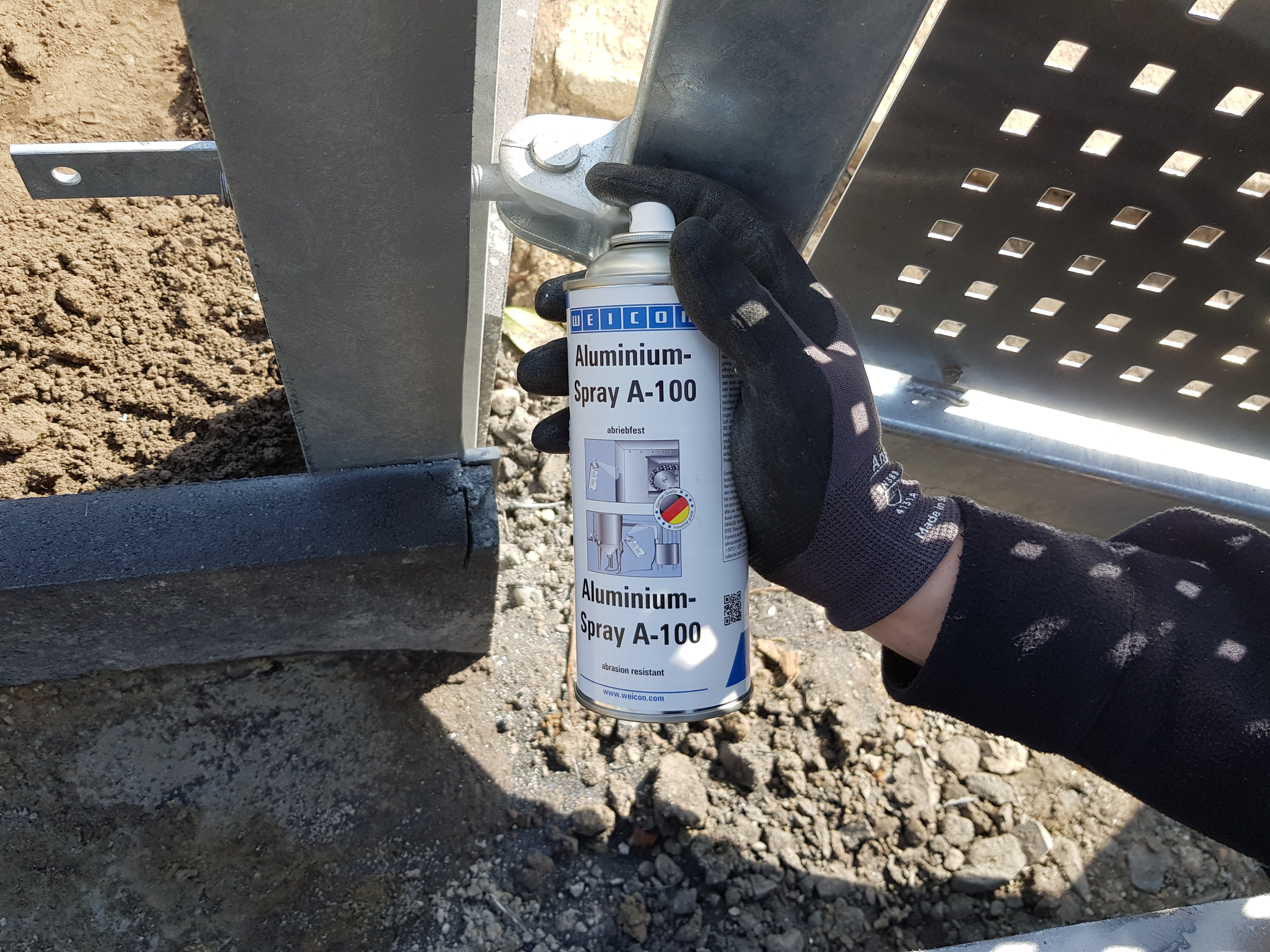 Spray Aluminio A-100 resistente a la abrasión | protección resistente a la abrasión contra el óxido y la corrosión