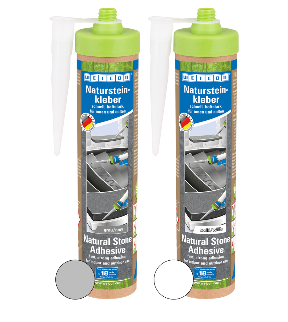 WEICON Adhesivo para Piedra Natural | para la instalación de piedra natural, roca y cerámica