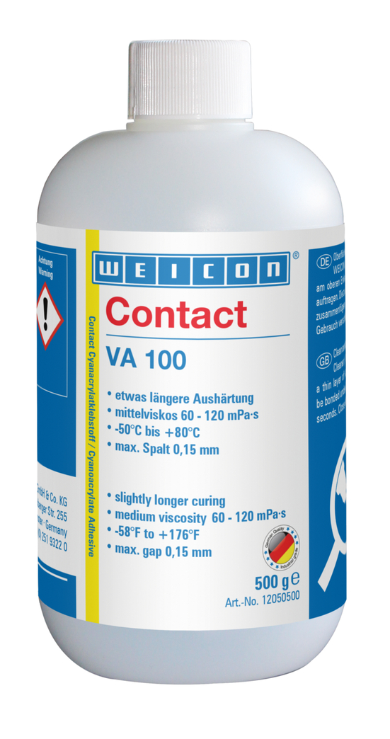 VA 100 Adhesivo de cianoacrilato | adhesivo instantáneo para metal, plástico y caucho VA 100 Adhesivo de cianoacrilato | adhesivo instantáneo para metal, plástico y caucho