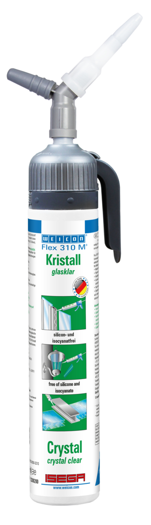 Flex 310 M® Cristal Polímero MS | Adhesivo elástico a base de polímero MS para múltiples usos