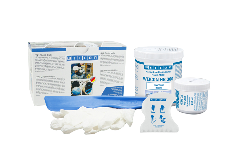 WEICON HB 300 | sistema de resina epoxi resistente a altas temperaturas para reparaciones y moldeo WEICON HB 300 | sistema de resina epoxi resistente a altas temperaturas para reparaciones y moldeo
