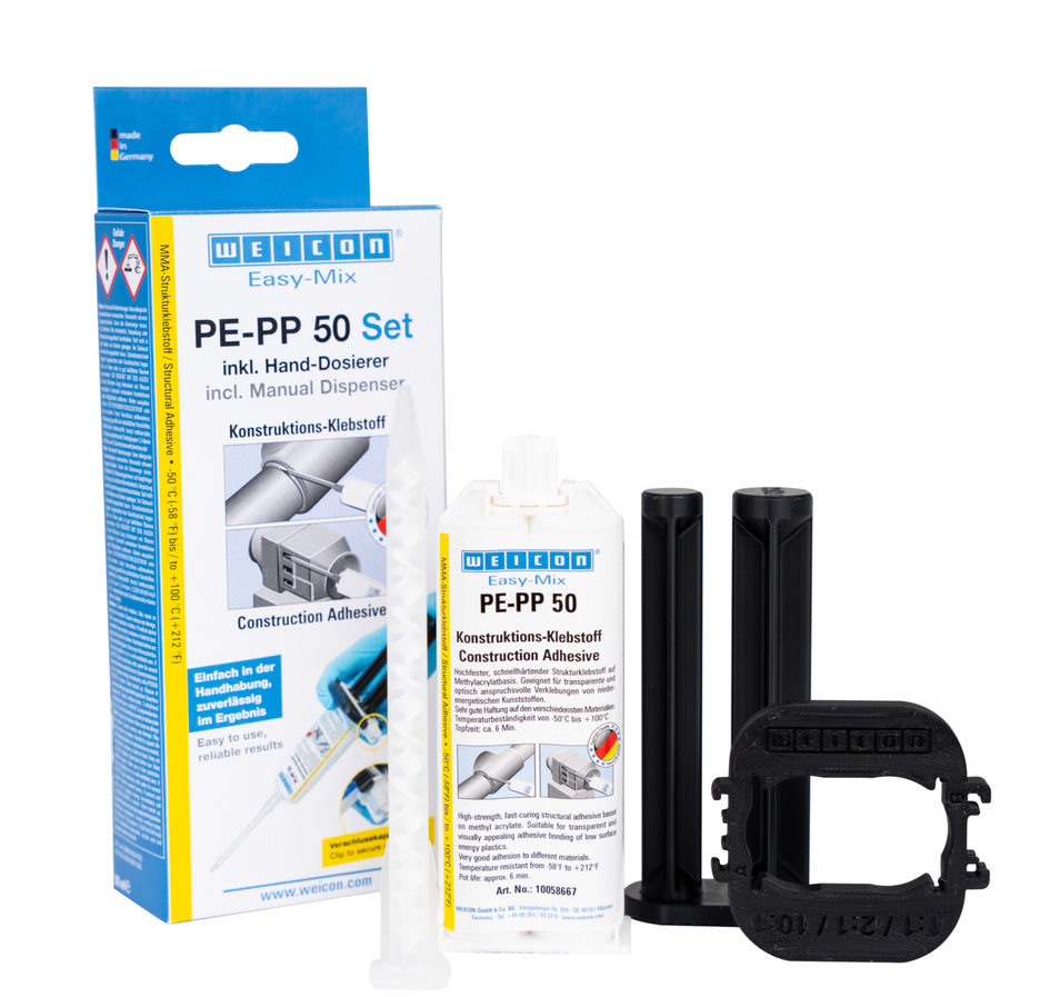Easy-Mix PE-PP 50 | adhesivo de construcción a base de acrilato de metilo para plásticos especiales