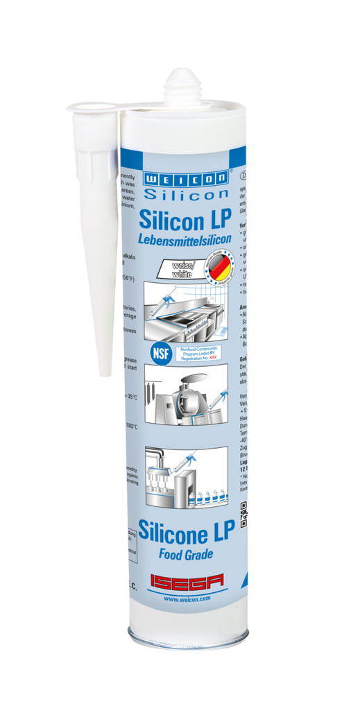 Silicona LP | sellador de elasticidad permanente para el sector de la alimentación y el agua potable