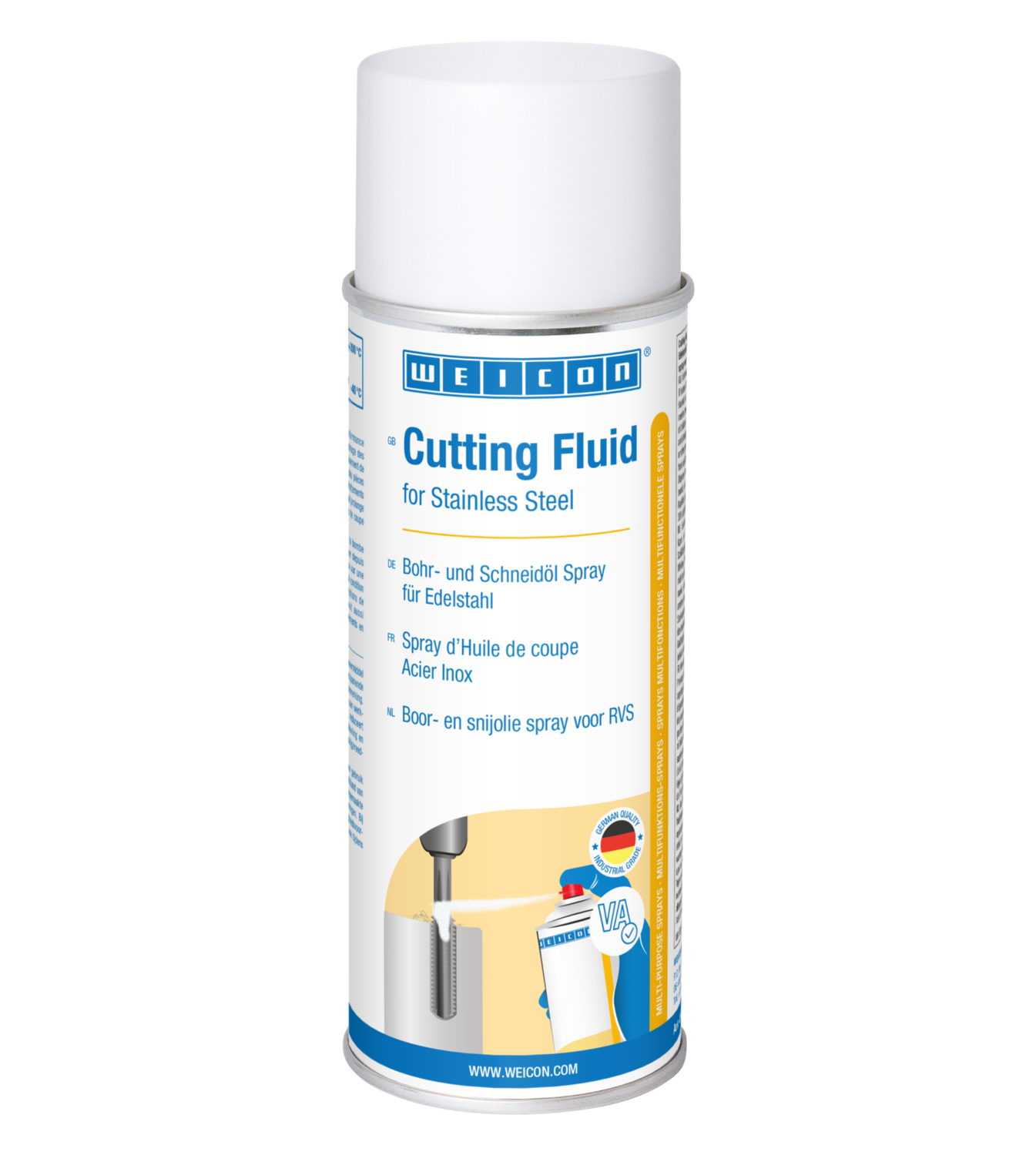 WEICON Fluido de Corte para Acero Inoxidable | Lubricante de alto rendimiento para metalurgia