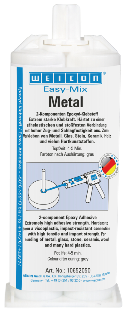 Easy-Mix Metal Adhesivo Epoxi | Adhesivo epoxi para el pegado de piezas metálicas