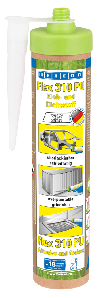 Flex 310 PU Poliuretano | adhesivo y sellador permanentemente elástico a base de poliuretano