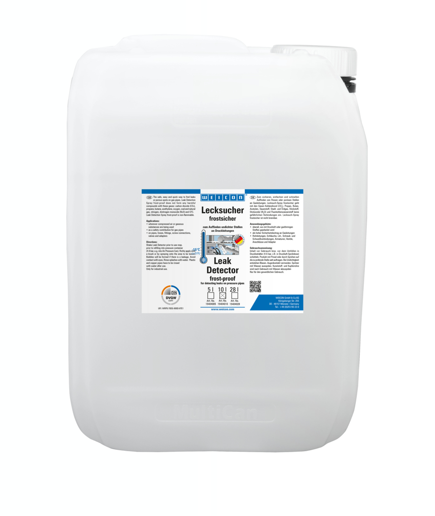 Spray Detector de Fugas «a prueba de heladas» | para localizar grietas en líneas de presión hasta -15 °C Spray Detector de Fugas «a prueba de heladas» | para localizar grietas en líneas de presión hasta -15 °C