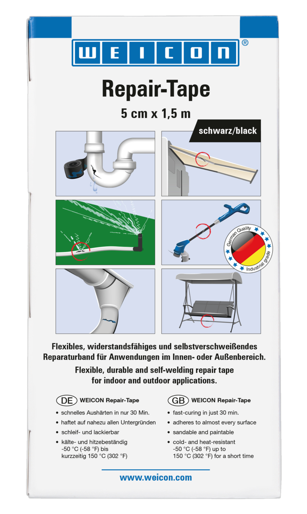 Cinta de Reparación | cinta de reparación duradera y autoadhesiva, tamaño M