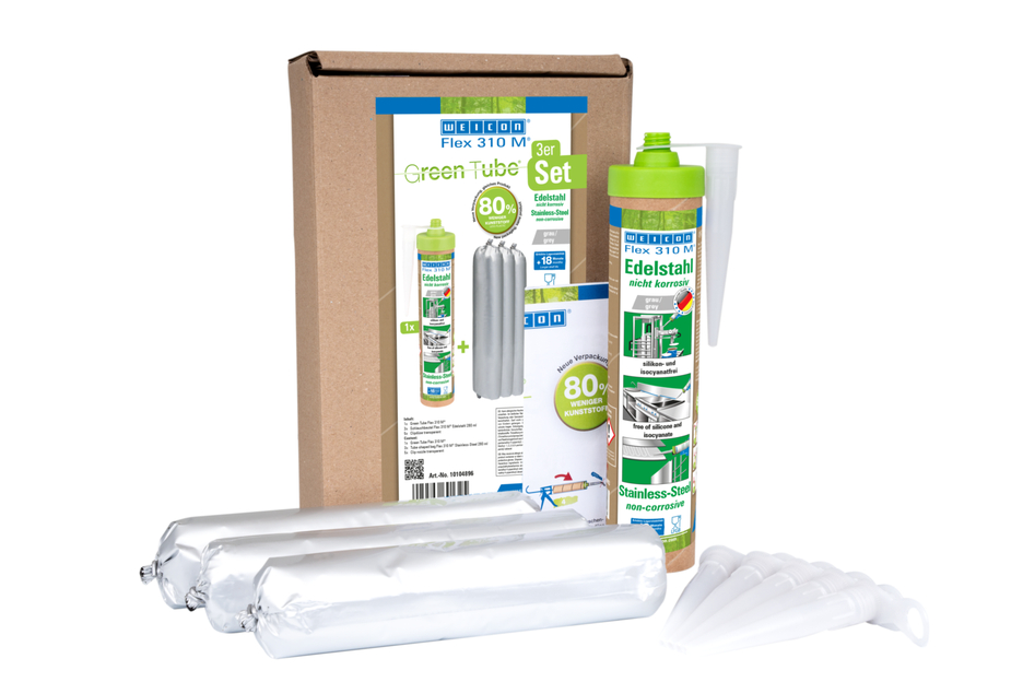 Flex 310 M® Acero Inoxidable | adhesivo y sellador con alta resistencia inicial y aspecto metálico, a base de MS-Polymer