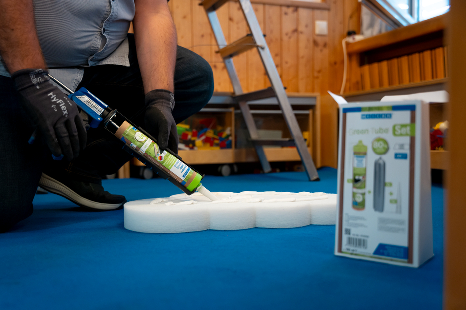 WEICON Green Tube Adhesivo de Montaje | potente adhesivo universal para interiores y exteriores