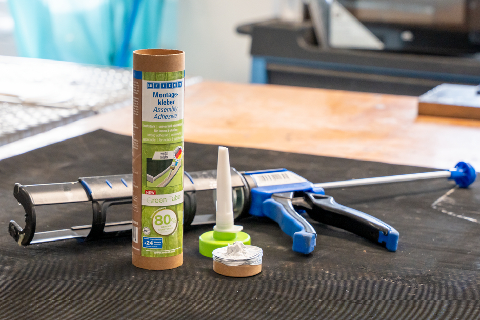 WEICON Green Tube Adhesivo de Montaje | potente adhesivo universal para interiores y exteriores
