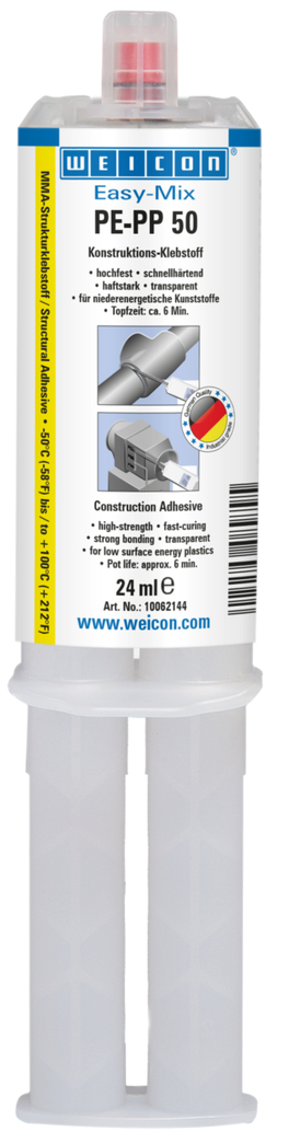 Easy-Mix PE-PP 50 | adhesivo de construcción a base de acrilato de metilo para plásticos especiales