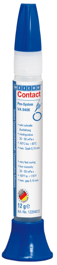 VA 8406 Adhesivo de cianoacrilato | Adhesivo para fijaciones y pegados rápidos