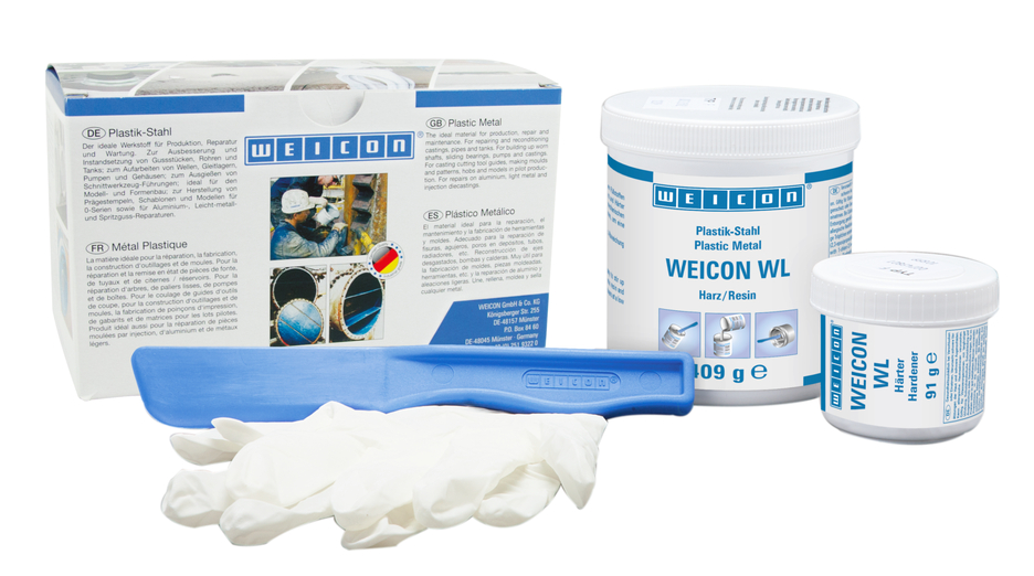 WEICON WL | Sistema de resina epoxi con carga cerámica para una alta protección contra el desgaste
