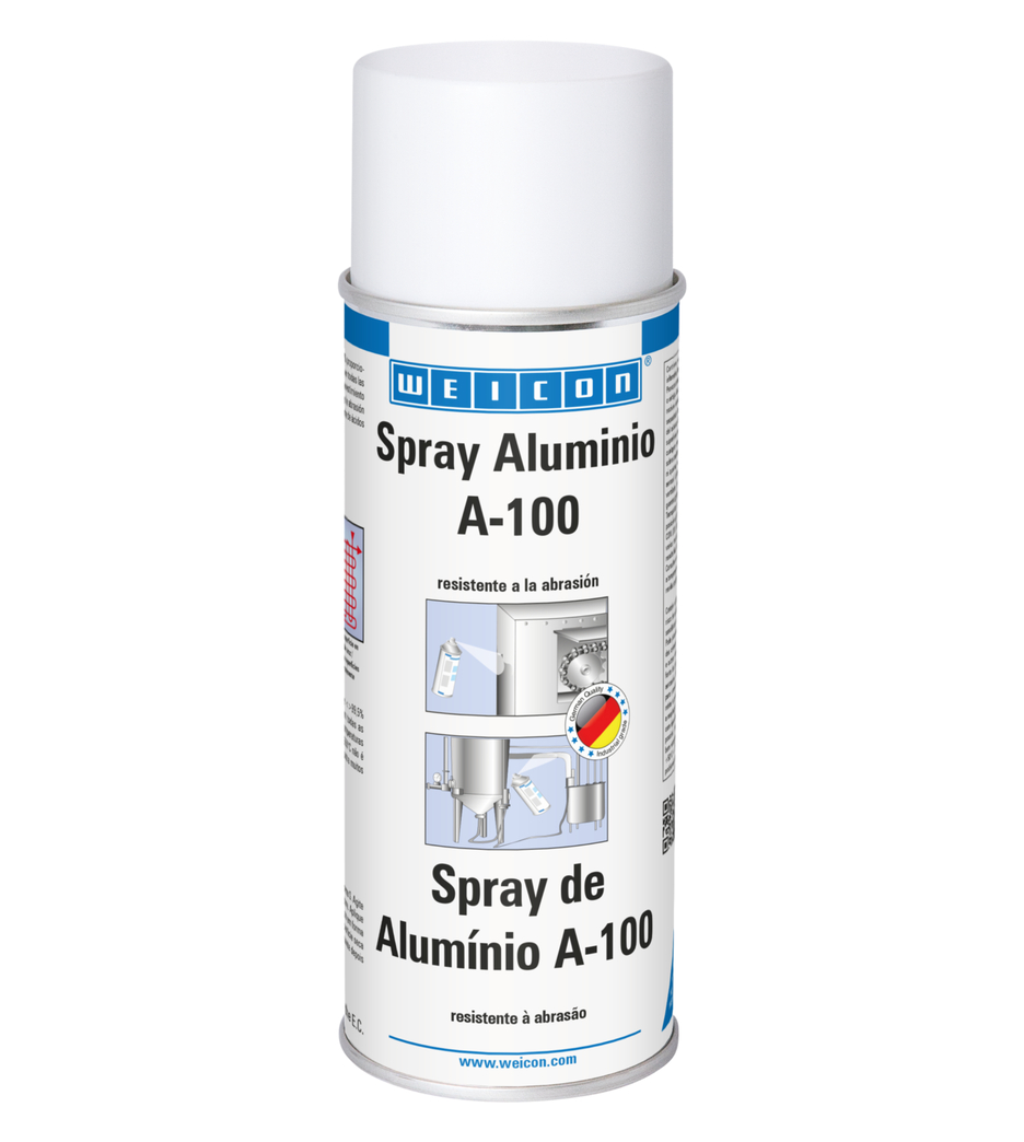 Spray Aluminio A-100 resistente a la abrasión | protección resistente a la abrasión contra el óxido y la corrosión Spray Aluminio A-100 resistente a la abrasión | protección resistente a la abrasión contra el óxido y la corrosión