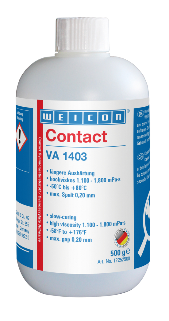 VA 1403 Cyanacrylat-Klebstoff | adhesivo instantáneo resistente a la humedad con alta viscosidad