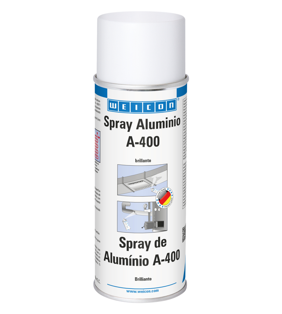 Spray Aluminio A-400 brillante | protección de alta calidad contra el óxido y la corrosión Spray Aluminio A-400 brillante | protección de alta calidad contra el óxido y la corrosión