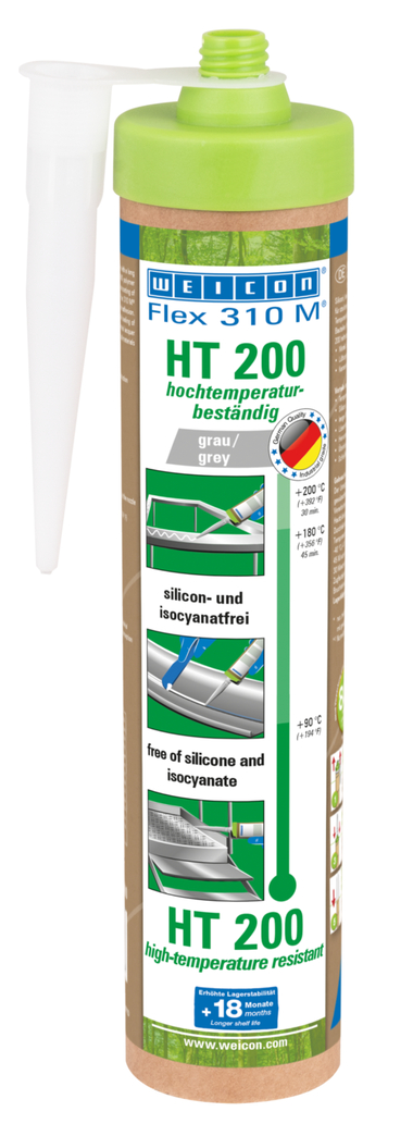 Flex 310 M® HT 200 Polímero MS | Adhesivo y sellador con alta adhesión inicial - ideal para recubrimiento en polvo y resistente al calor hasta 200 °C