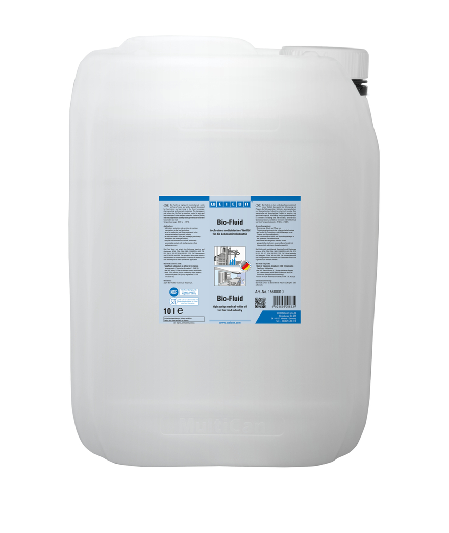 Bio-Fluid | Aceite lubricante y de mantenimiento para la industria alimentaria NSF H1