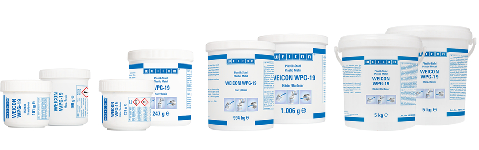 WEICON WPG-19 | Sistema de protección contra el desgaste: protege contra la erosión y la abrasión causadas por el impacto de partículas gruesas.