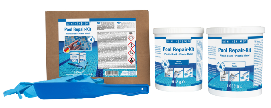 WEICON Pool Repair-Kit | reparaciones rápidas, incluso bajo el agua