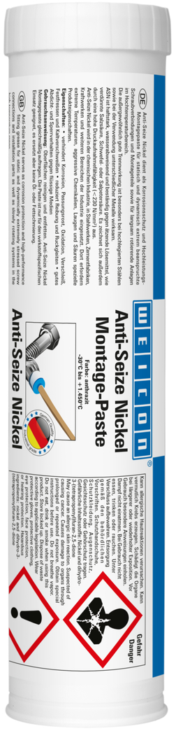 Anti-Seize Níquel Pasta de Montaje | pasta lubricante y desmoldeante, resistente a altas temperaturas