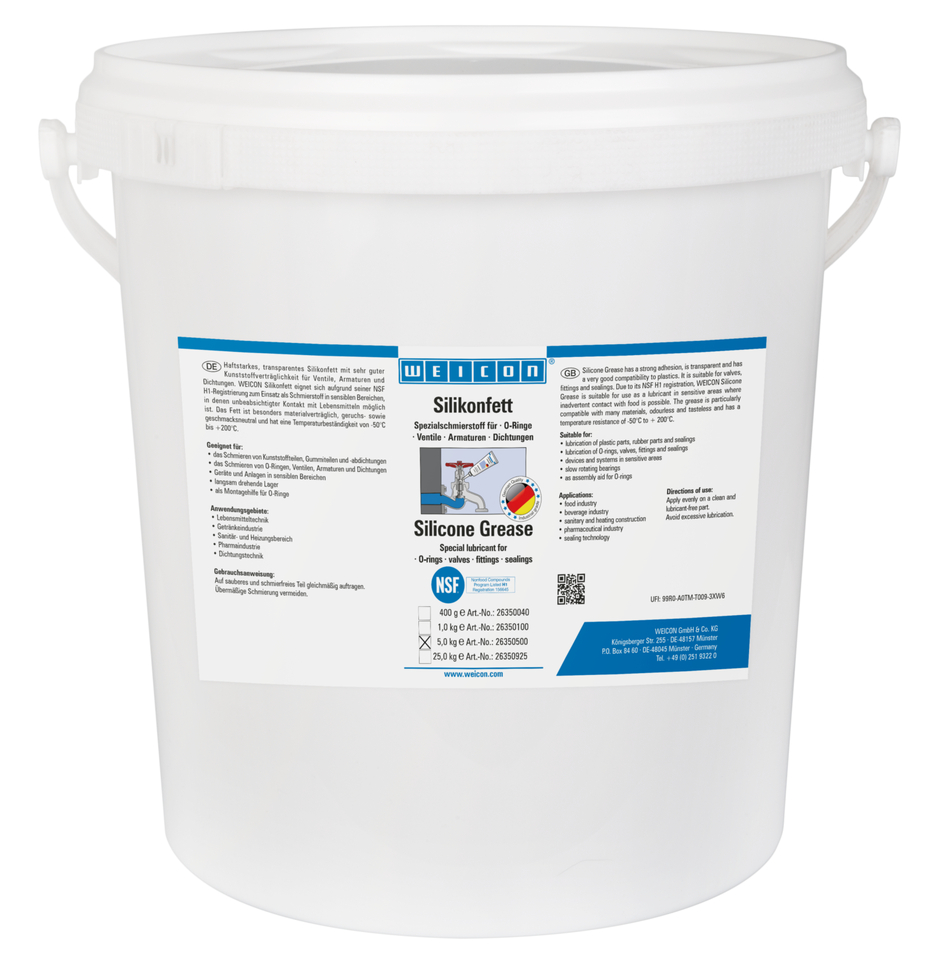 Grasa de Silicona | Grasa lubricante apta para la industria alimentaria Grasa de Silicona | Grasa lubricante apta para la industria alimentaria