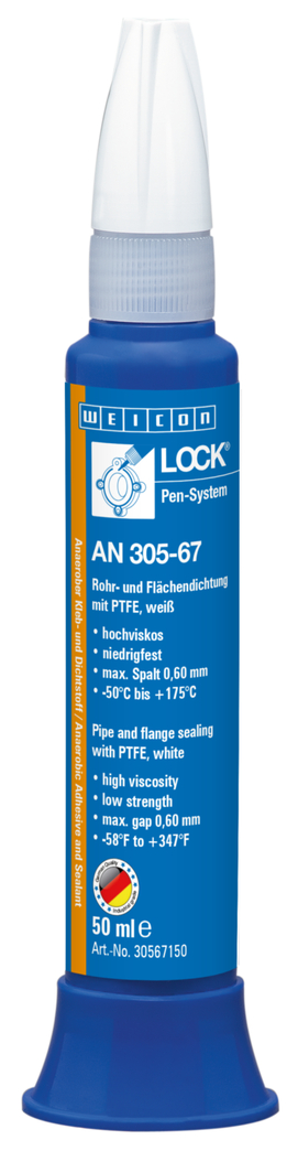 WEICONLOCK® AN 305-67 Sellado de Tubos y Bridas | con PTFE, baja viscosidad