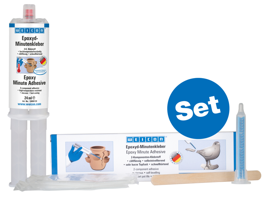 Resina Epoxi Rápida | Adhesivo de resina epoxi de aplicación universal y resistente a altas temperaturas