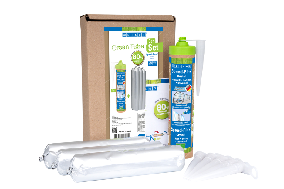 Speed-Flex Adhesivo/Sellador Cristal | adhesivo y sellador para uniones cristalinas, a base de MS-Polymer
