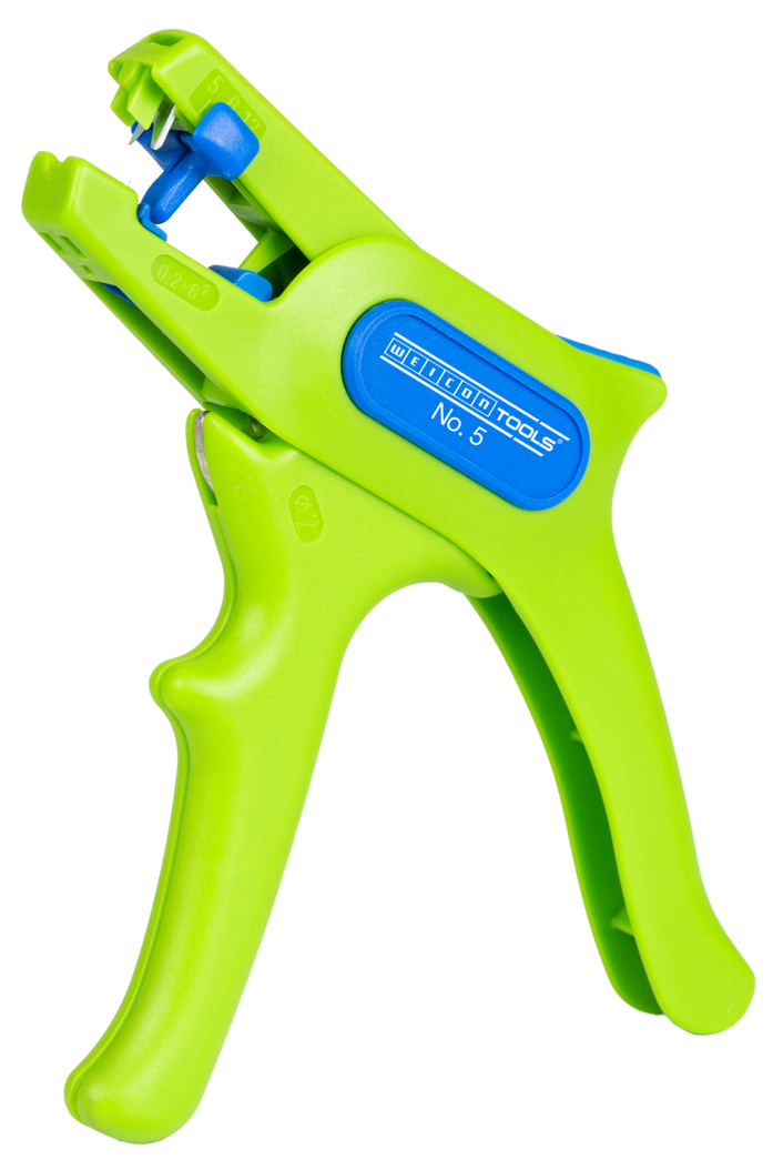 Tenaza Pelacable No. 5 Green Line | para todos los conductores comunes trenzados y sólidos, rango de trabajo de 0,2 - 6,0 mm². Tenaza Pelacable No. 5 Green Line | para todos los conductores comunes trenzados y sólidos, rango de trabajo de 0,2 - 6,0 mm².