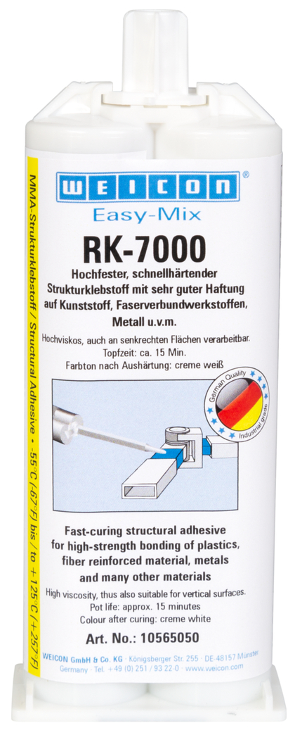 Easy-Mix RK-7000 Adhesivo Estructural de Acrilato | adhesivo acrílico estructural de curado lento