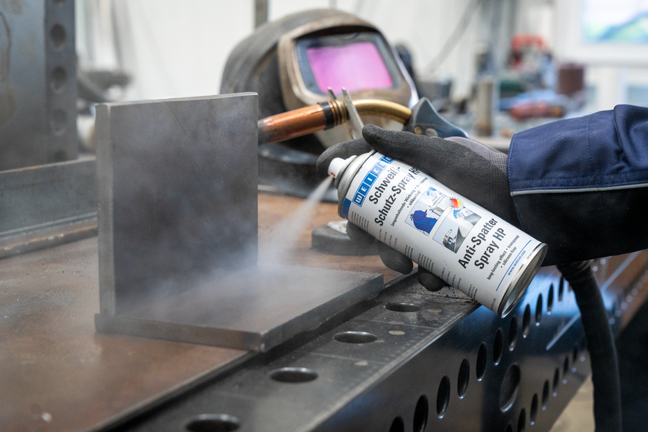 WEICON Spray Protector de Soldadura HP | protege contra la adherencia y penetración de salpicaduras de soldadura