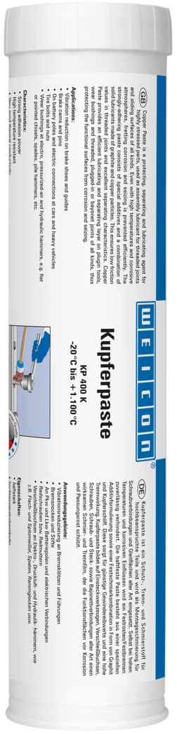 Pasta de Cobre | pasta lubricante y desmoldeante a base de cobre