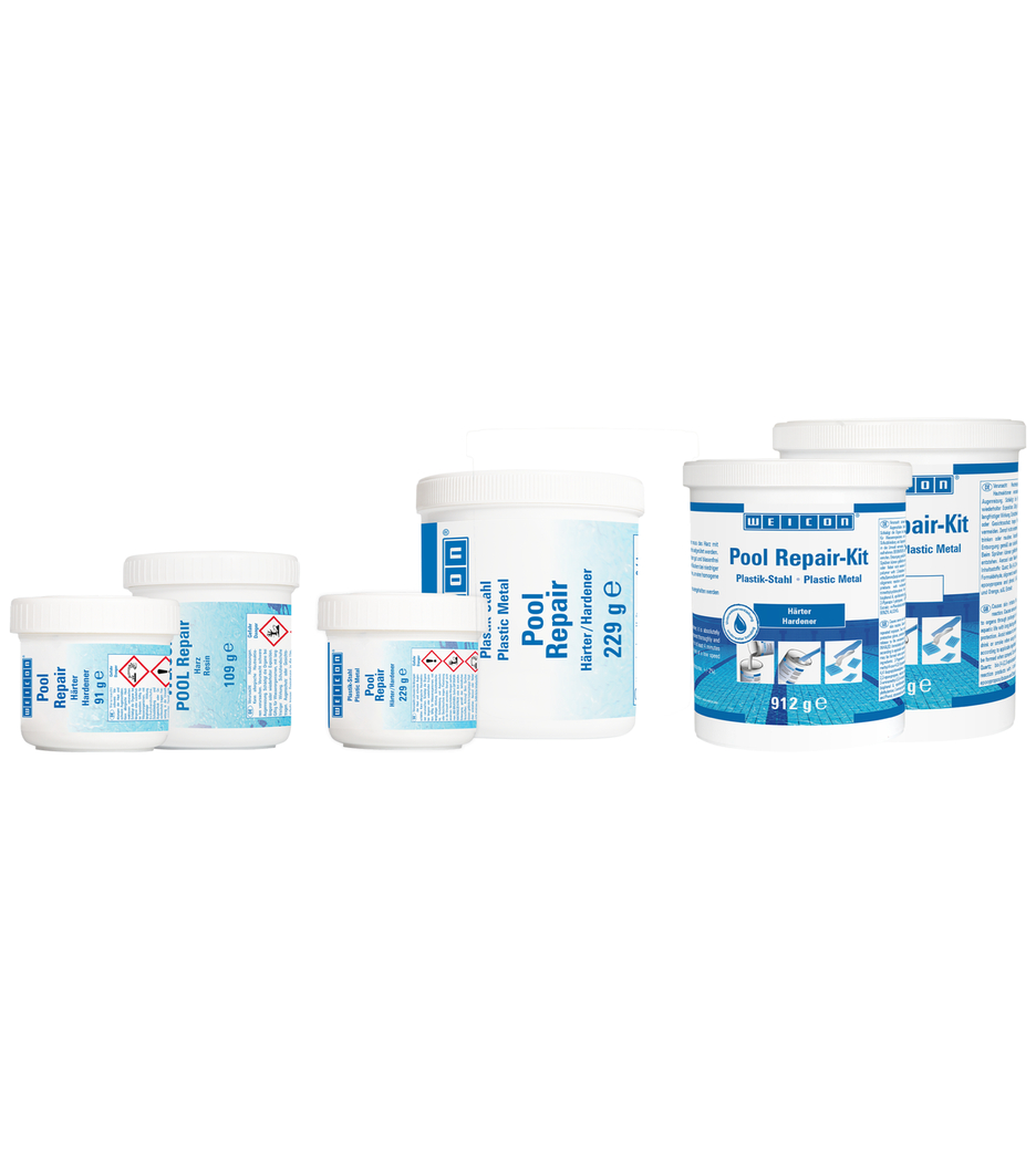 WEICON Pool Repair-Kit | reparaciones rápidas, incluso bajo el agua