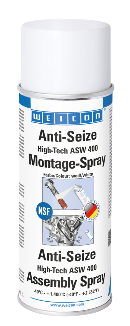 Anti-Seize High-Tech Spray de Montaje | pasta lubricante sólida Anti-Seize High-Tech Spray de Montaje | pasta lubricante sólida
