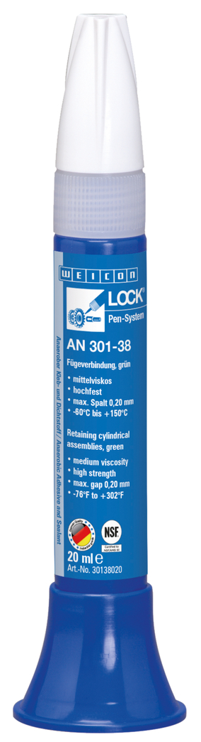 WEICONLOCK® AN 301-38 Retención de Piezas Cilíndricas | alta resistencia, viscosidad media