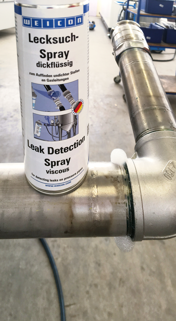 Spray Detector de Fugas «viscoso» | localizar grietas y fugas en tuberías de gas