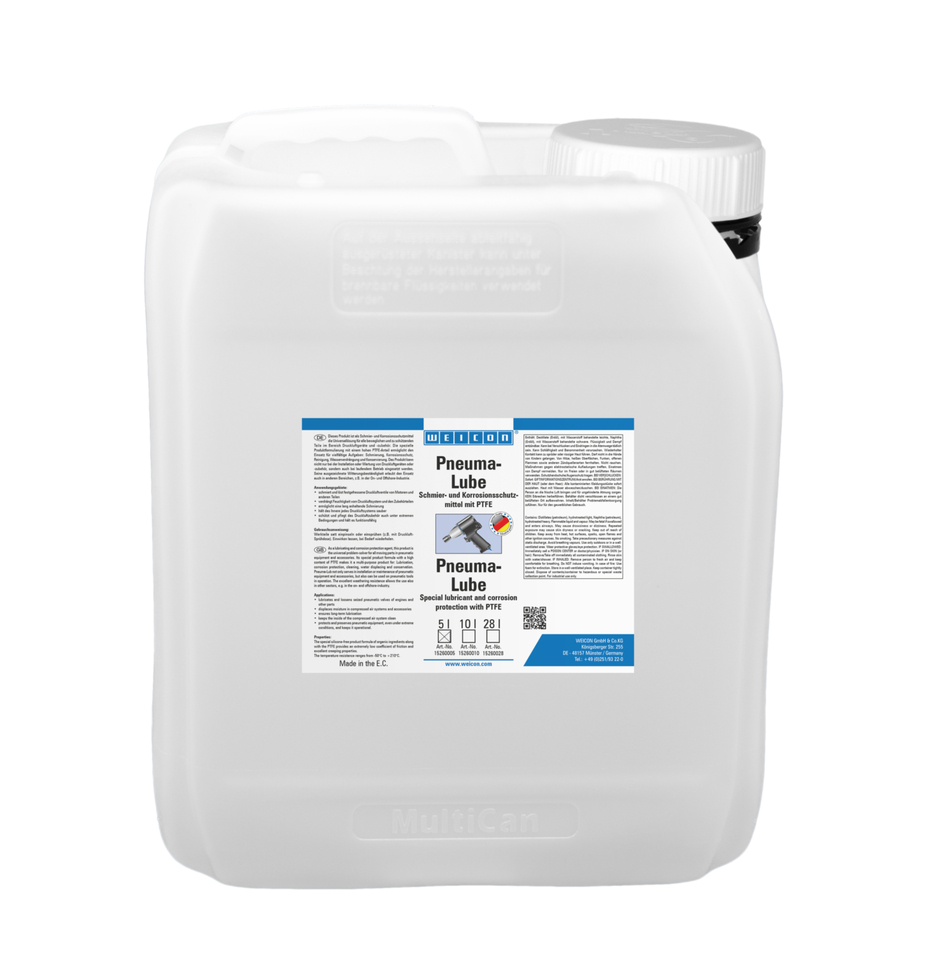 Pneuma-Lube | lubricante con PTFE para herramientas neumáticas Pneuma-Lube | lubricante con PTFE para herramientas neumáticas