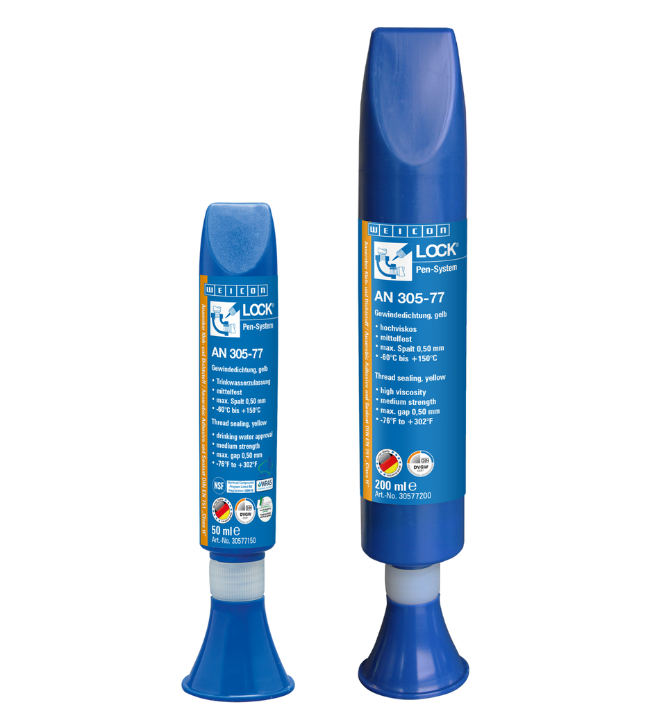 WEICONLOCK® AN 305-77 Sellado de Roscas | resistencia media, con aprobación de agua potable