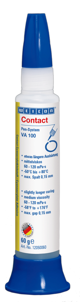 VA 100 Adhesivo de cianoacrilato | adhesivo instantáneo para metal, plástico y caucho VA 100 Adhesivo de cianoacrilato | adhesivo instantáneo para metal, plástico y caucho