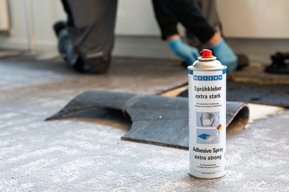 Spray Adhesivo extra fuerte | adhesivo de contacto pulverizable para el pegado fuerte y permanente de fieltro, cuero artificial y materiales aislantes