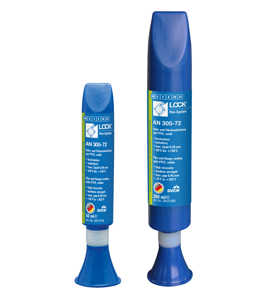 WEICONLOCK® AN 305-72 Sellado de Tubos y Bridas | con PTFE, resistencia media, con homologación para agua potable