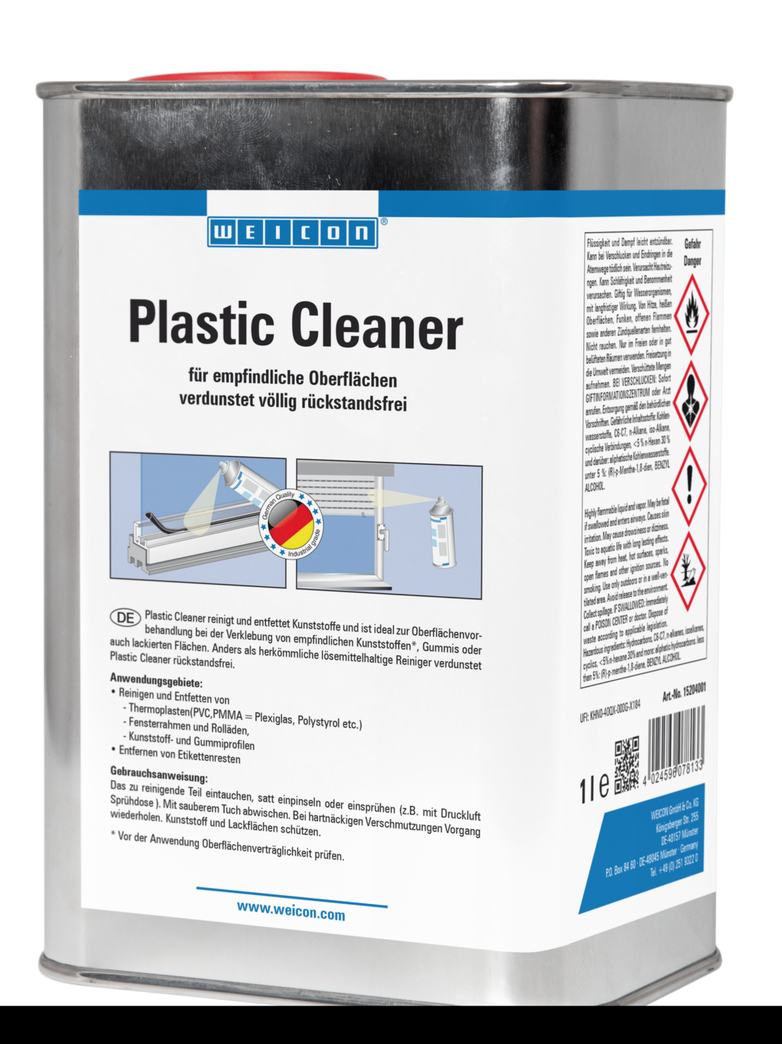 Limpiador de Plásticos | limpiador de plástico, goma y materiales con recubrimiento de polvo