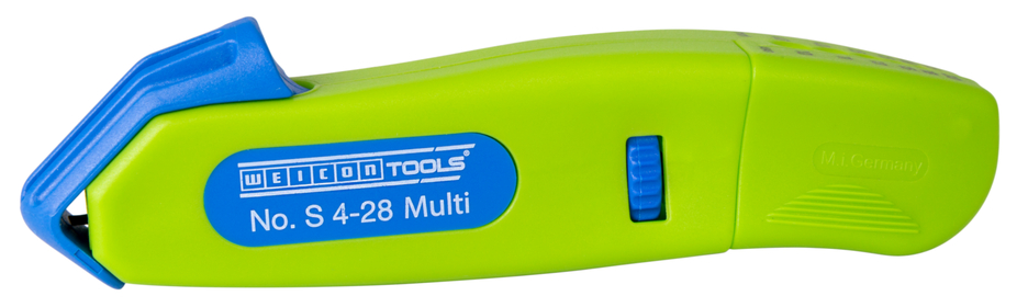 Pelador de Cable No. S 4 - 28 Multi Green Line | con función de desaislado integrada, rango de trabajo 4 - 28 mm Ø Pelador de Cable No. S 4 - 28 Multi Green Line | con función de desaislado integrada, rango de trabajo 4 - 28 mm Ø